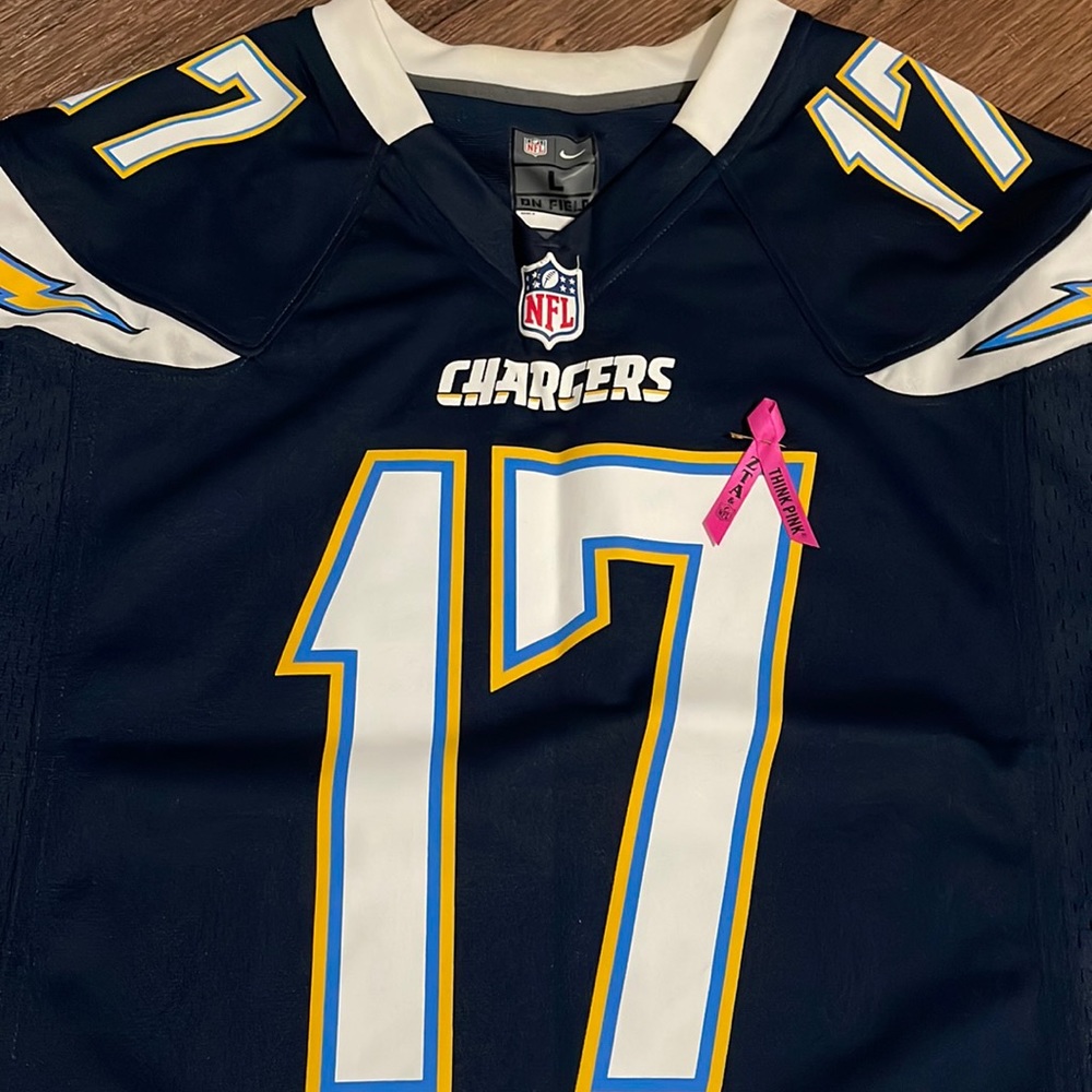 NFL Chargers game jersey